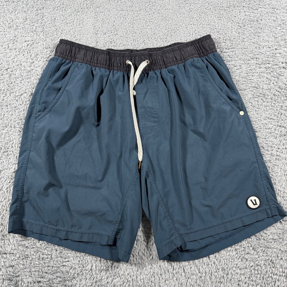 Vuori Kore Shorts Mens Medium Blue Hybrid Performance Lined Atletic